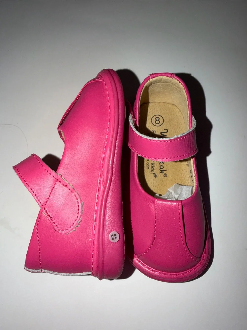 Wee Squeak Bright Pink Mary Jane Dress Shoes for Kids